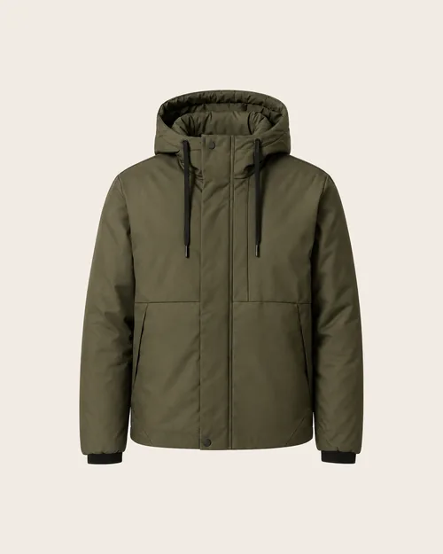 Lucas — Wattierte Kapuzenjacke, Outerwear für Herren von Legenda Fashion