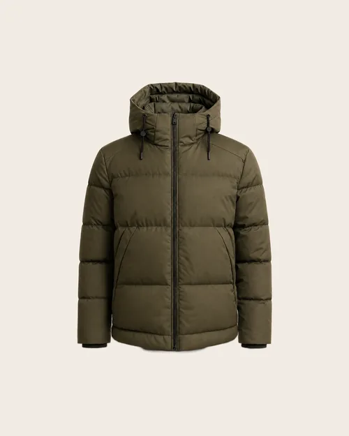 Oliver — Steppjacke mit Kapuze, matte Oberfläche, Outerwear für Herren von Legenda Fashion