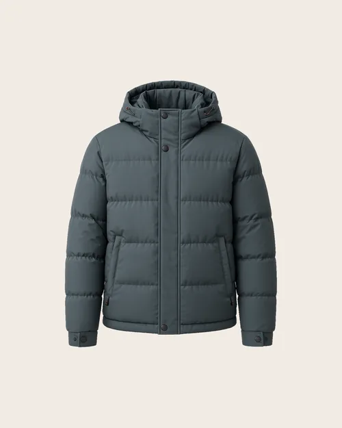 Teo — Steppjacke mit Druckknopfleiste, Outerwear für Herren von Legenda Fashion