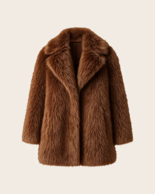 Beatriz — Langer Kunstpelzmantel, Outerwear für Damen von Legenda Fashion