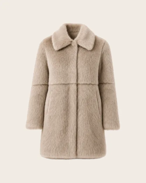 Bianca — Kunstpelzmantel, Outerwear für Damen von Legenda Fashion