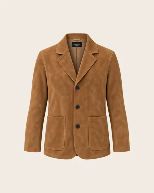 Carmen — Blazer aus Schweinsvelours mit aufgesetzten Taschen, Outerwear für Damen von Legenda Fashion