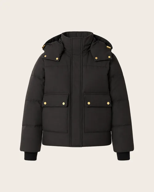 Noa — Kurze Steppjacke mit Pattentaschen, Outerwear für Damen von Legenda Fashion
