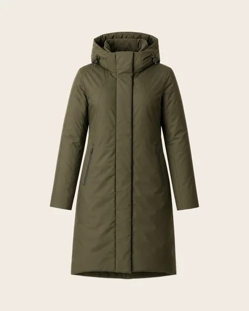 Olivia — Langer wattierter Parka, Outerwear für Damen von Legenda Fashion